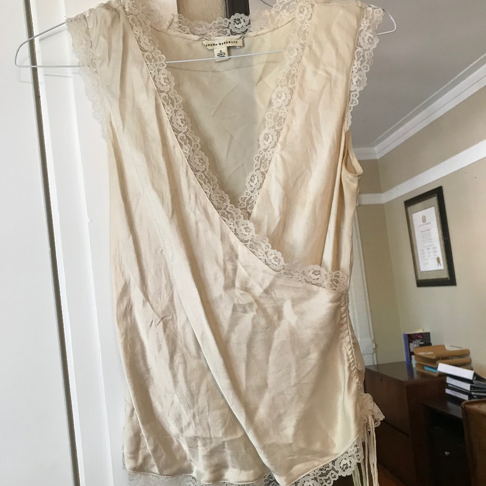 Banana Republic 100% Silk Top